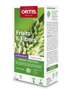 Fruits & Fibres - Action douce, 12 sticks